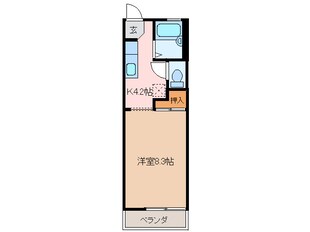 シャルマン山室の物件間取画像